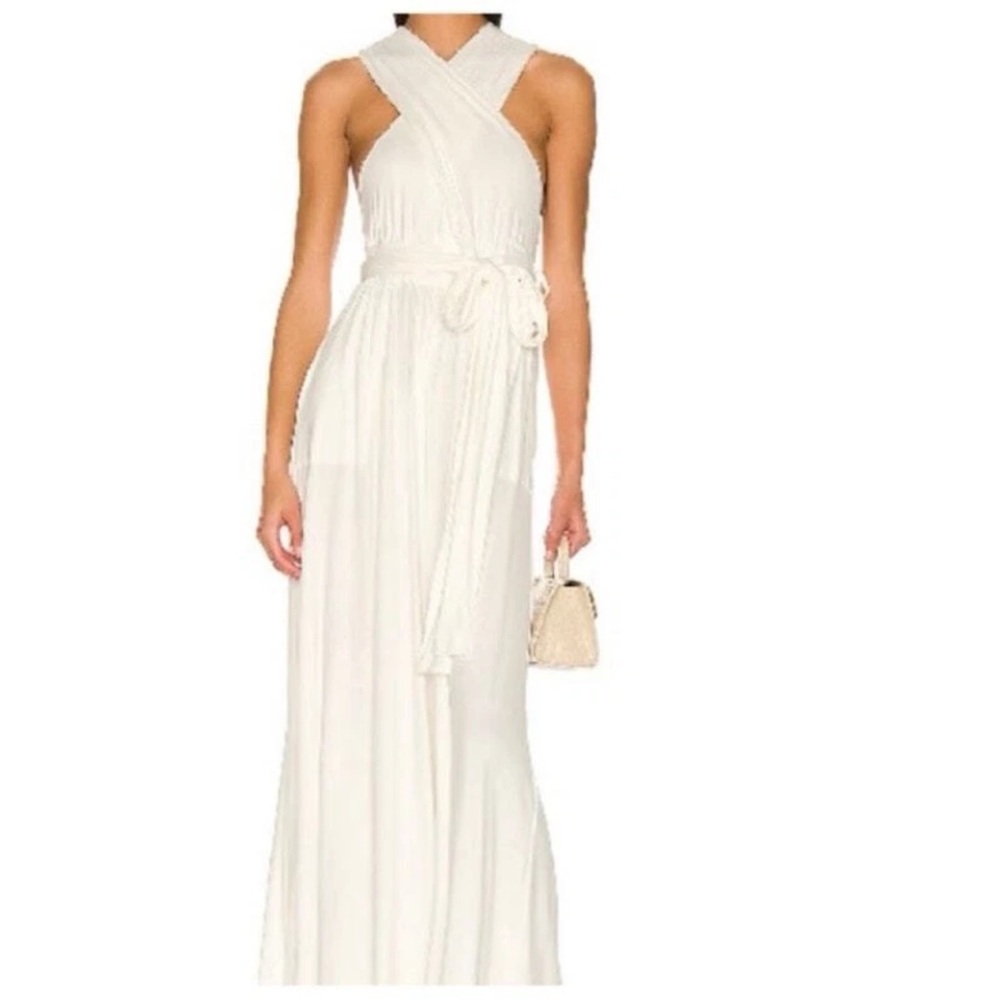 Free People Elegant White Jumpsuit